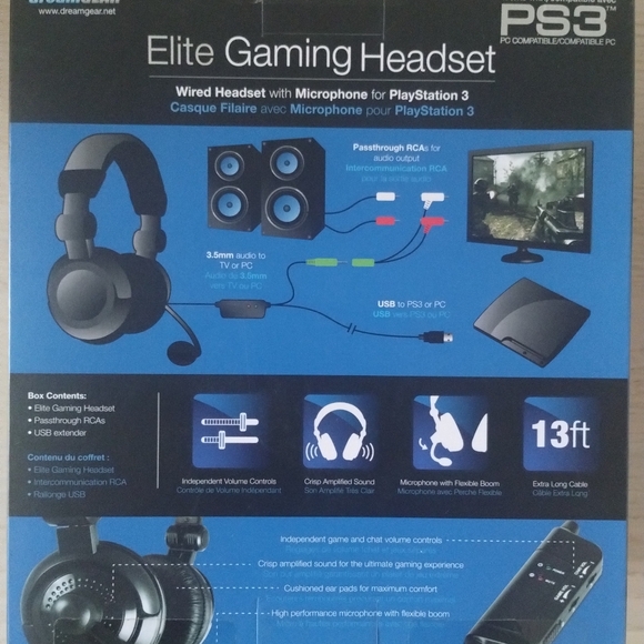 PS3 Élite Gaming Headset - Picture 4 of 6